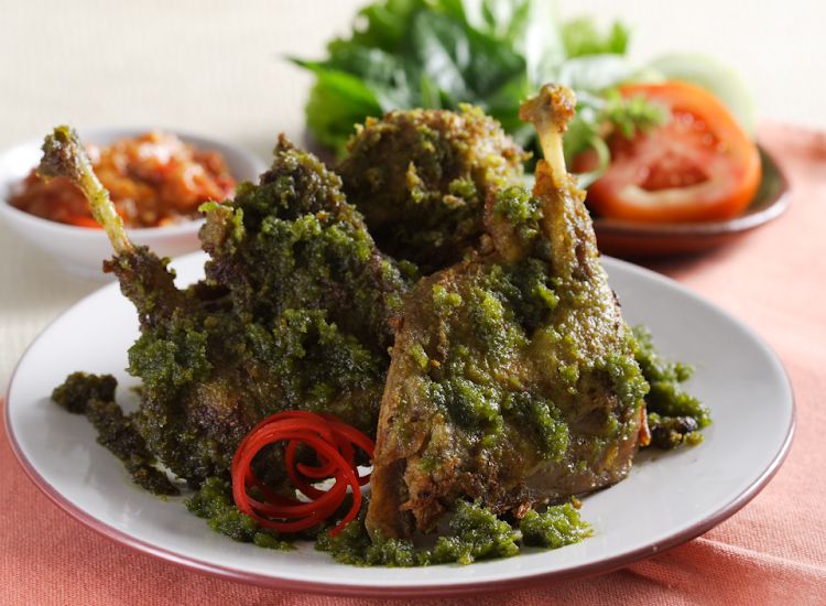 Foto Bebek Carok Sambal Ijo